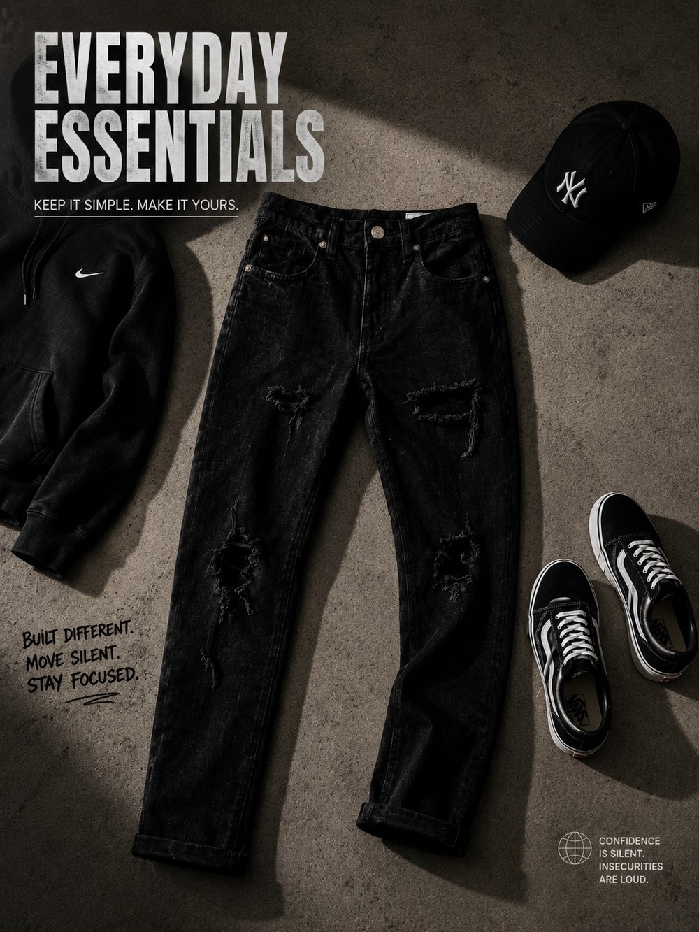 Distressed Evolutuon Brand Black Kids Jeans Size 10 Boys